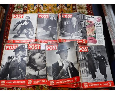 A COLLECTION OF 1940'S PICTURE POST MAGAZINES