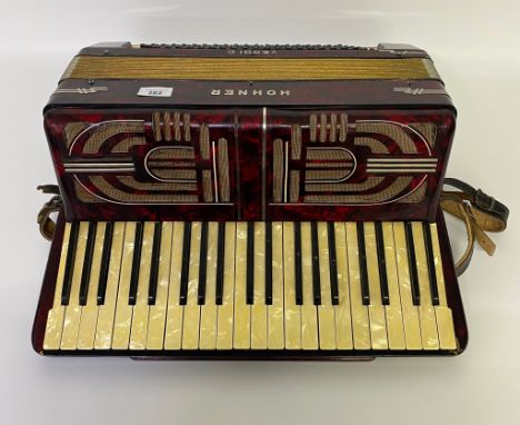 A Horner verdi model number three accordian [in working order] 
