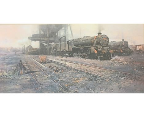 D. ShepardLimited edition print ''Black Five Country''Signed and stamped.[70x113cm] 