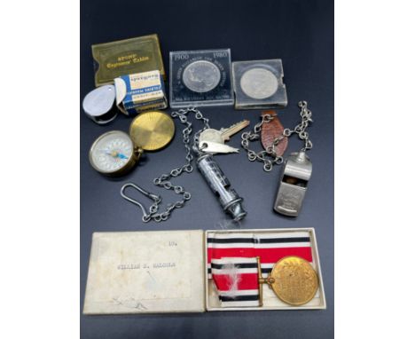 A Collection of odds; William S Malcolm Faithful Service Special Constabulary medal, The Metropolitan Edinburgh Special Const