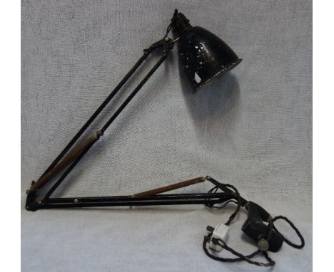 A VINTAGE ANGLEPOISE LAMP, in the stye of Herbert Terry
