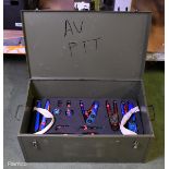 Crimping tool kit with gauges - L 650 x W 400 x H 260mm