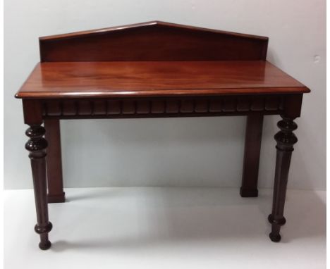 Stunning Quality Vict. Mahogany Console Table