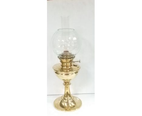Vict. Brass Oil Lamp