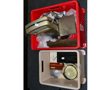 Various Items including a Stanley small pan scales (metric), cased; Allbrit Planometer, a set of drawing instruments, copper 