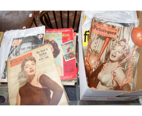 A COLLECTION OF VINTAGE FILM MAGAZINES including "Screen Pictorial" mainly circa 1930s