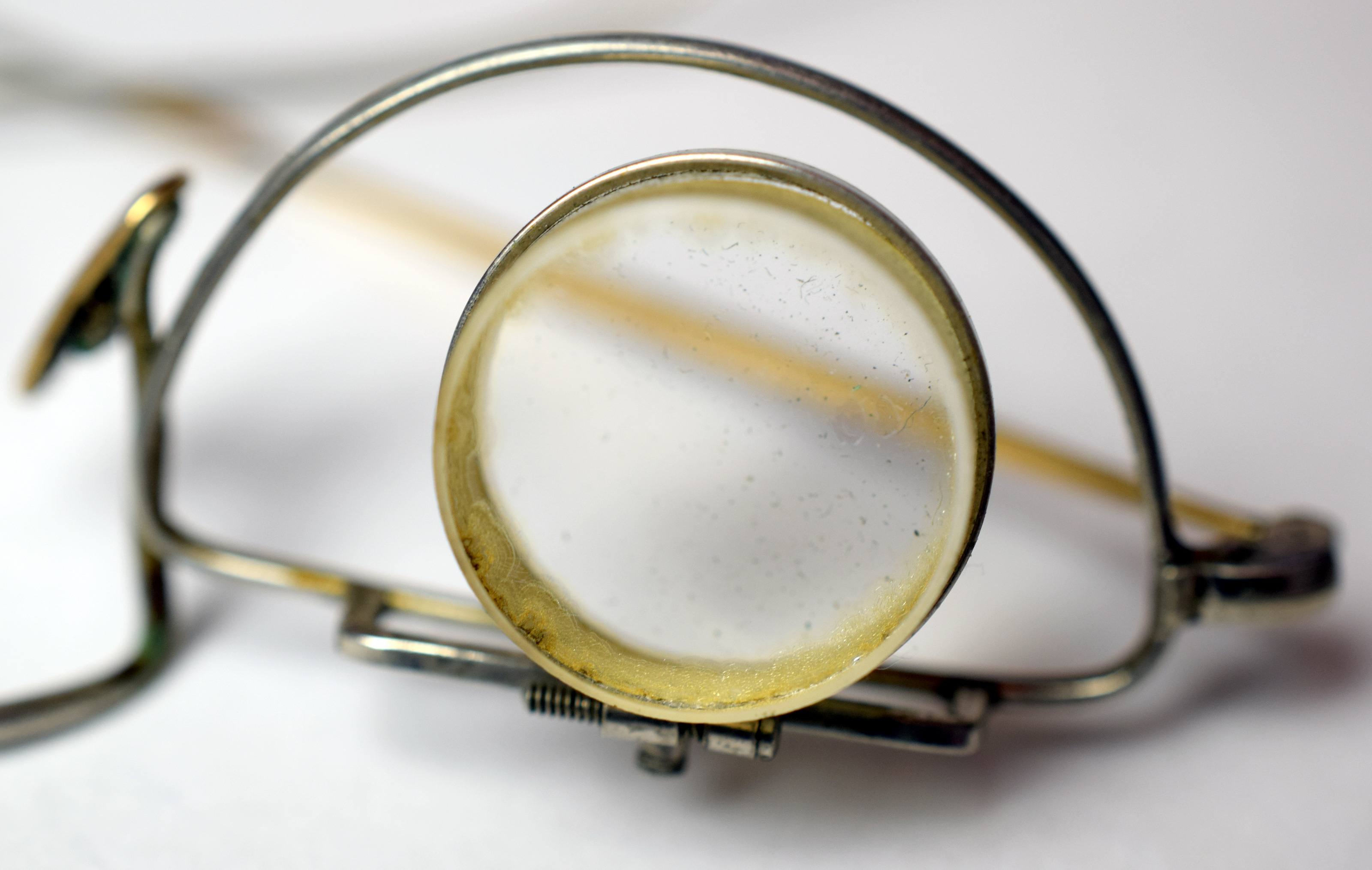 Vintage Watchmaker's Glasses And Case Collectable and still usuable