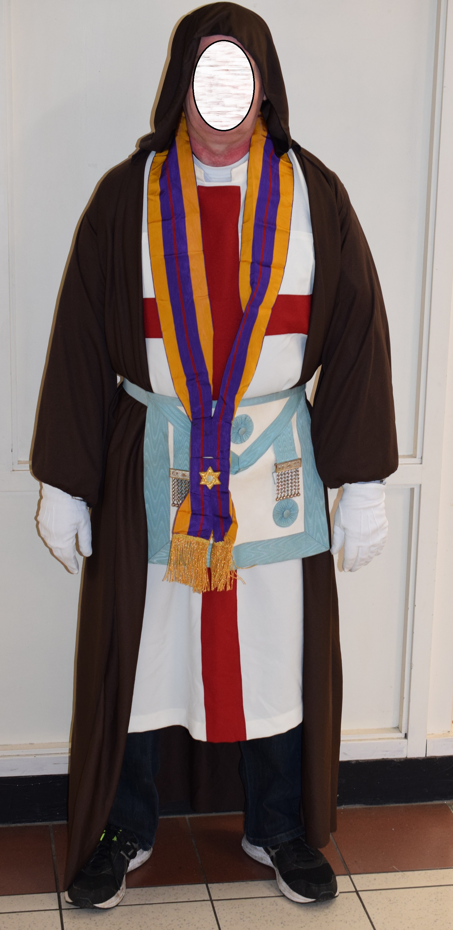 Masonic Robes Including Masonic Apron Set of masonic robes, including