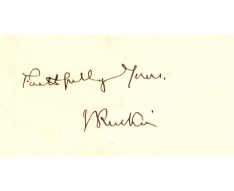 ART & LITERATURE: Selection of signed clipped pieces, A.Ls.S. etc., by various writers, poets, artists and critics etc., incl