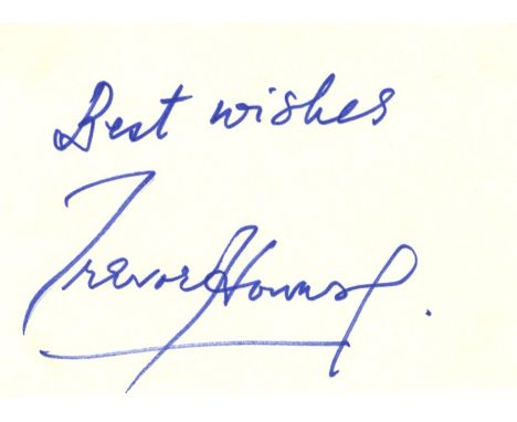 ACTORS: Selection of signed pieces, cards, album pages, a few letters etc., by various stage, television and film actors and 