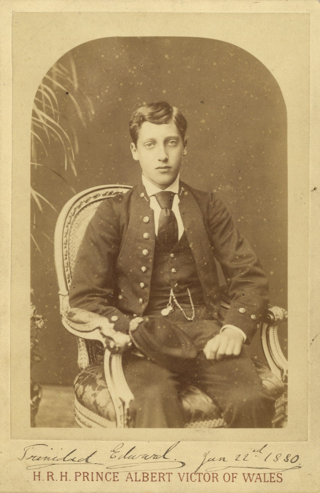 ALBERT VICTOR: (1864-1892) Duke of Clarence, eldest son of King Edward ...