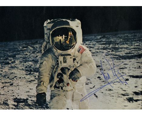 ARMSTRONG NEIL: (1930-2012) American Astronaut, Commander of Apollo XI (1969). The first man to walk on the moon. Signed colo