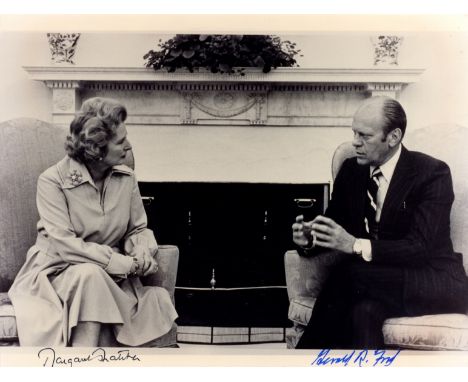 THATCHER & FORD: THATCHER MARGARET: (1925-2013) British Prime Minister 1979-90 & FORD GERALD R. (1913-2006) American Presiden