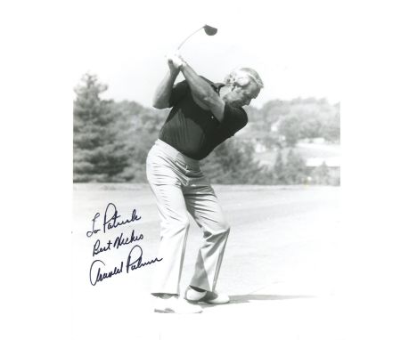 GOLF: Selection of signed pieces, album pages, signed 8 x 10 photographs and smaller by various golfers including Tiger Woods