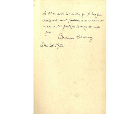 '…I did not want it published…'

FLEMING ALEXANDER: (1881-1955) Scottish Biologist, Nobel Prize winner for Physiology or Medi