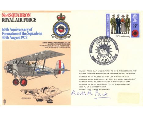 PARK KEITH: (1892-1975) New Zealand Air Chief Marshal of World War II, played a significant role during the Battle of Britain