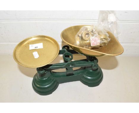 Vintage scales and weights