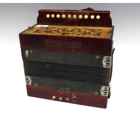 The Viceroy Accordion, Italian model, 26 x 26 x 14cm