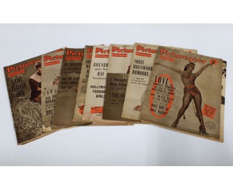 Ten vintage Picturegoer magazines from 1955 and 1956 (10) 