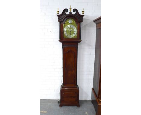 Scottish George III mahogany longcase clock,  Robert Coats of Hamilton, (A/F) 59 x 236 x 31cm.