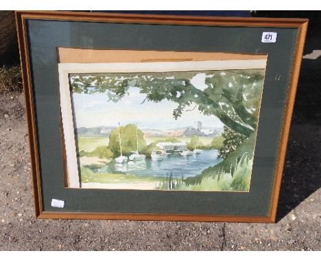 Graham Clarke: Framed and glazed Limited Edition print; St. Albans Dream of Purbeck 5/100 (stained) together with a framed an