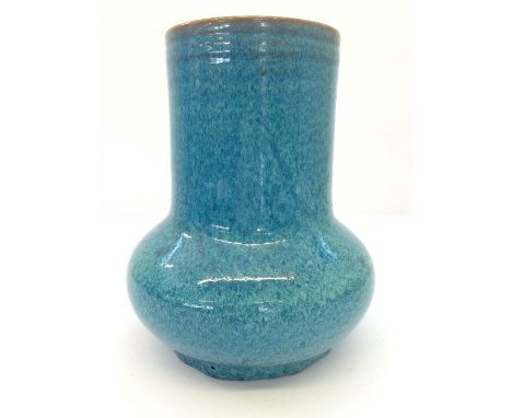 A Carter Stabler Adams Limited Poole Pottery Chinese Blue vase by John Adams, shape 580.