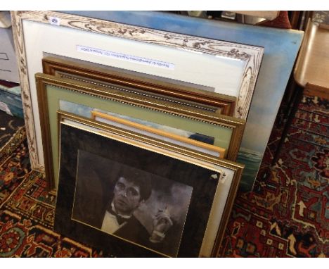 A quantity of various pictures and prints.