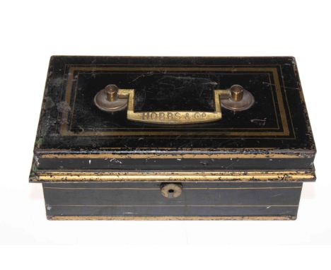 Vintage cash box by Hobbs &amp; Co. London.