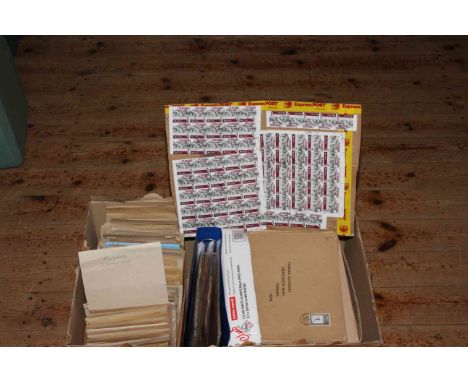 Large collection of FDCs and stamps including circa 1960's worldwide postally used FDCs, registered aerogrammes, assortment o