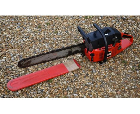 A Swedish Jonsered 630 super petrol chainsaw with 20" bar 