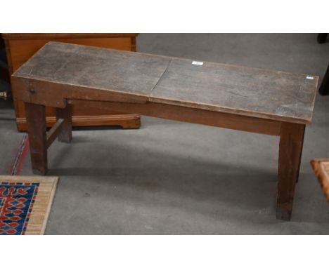 A vintage Windsor &amp; Newton, London hardwood 'donkey' bench easel 