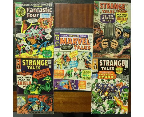 Five mixed Marvel comics. P&amp;P Group 1 (£14+VAT for the first lot and £1+VAT for subsequent lots) 