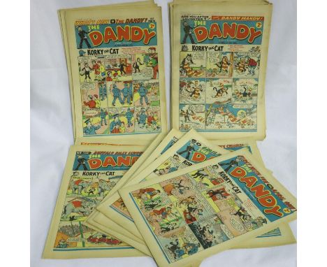 Twenty five Dandy comics 1959-1960 in good condition. P&amp;P Group 1 (£14+VAT for the first lot and £1+VAT for subsequent lo