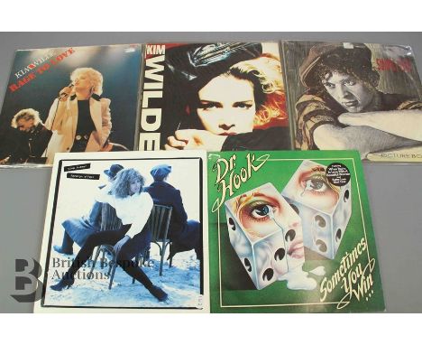 Twenty Five Rock LP's including Billy Joel, Sky, America, Aerosmith, Robert Palmer, Joe Jackson, Kim Wilde and on K/W 12", mo