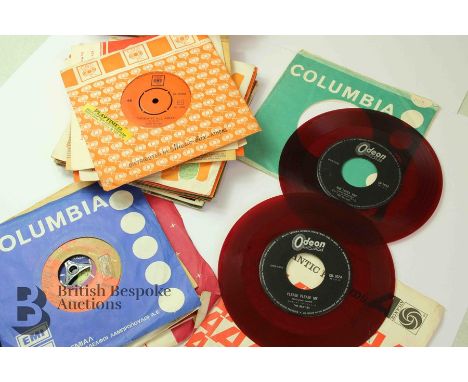 A collection of approx.145 7" 45rpm records of mostly Greek and some other European pressings, including: The Beatles, with 2