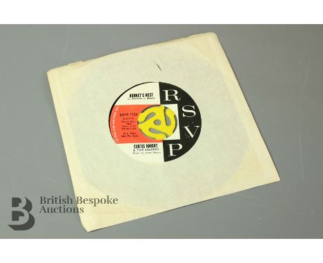 A rare copy of 'Hornet's Nest' - Curtis Knight and The Squires with 1966 Jimi Hendrix 7" 45rpm record on RSVP 1124 DJ Copy No
