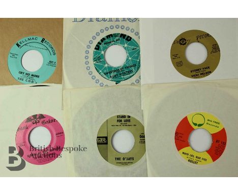A collection of 50 Northern Soul 7" 45rpm records in excellent to near mint condition. Artists include Mary Saenz, The Sheppa