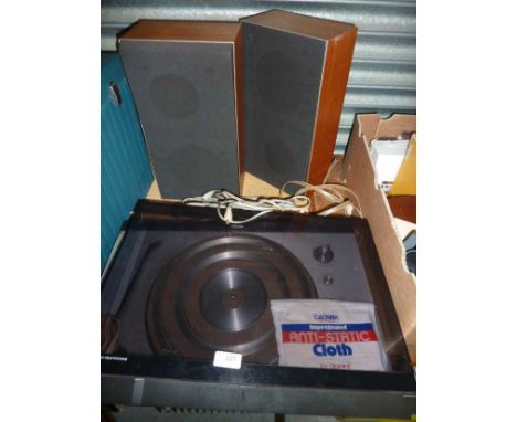 Record player and speakers