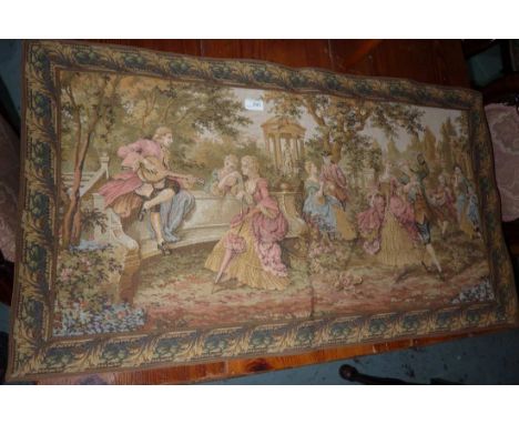 Woolwork tapestry panel