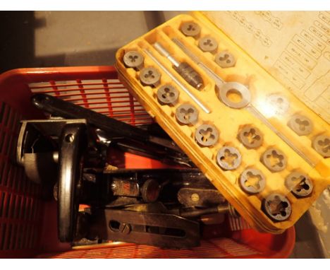 Mixed plants tap and die set and other tools 