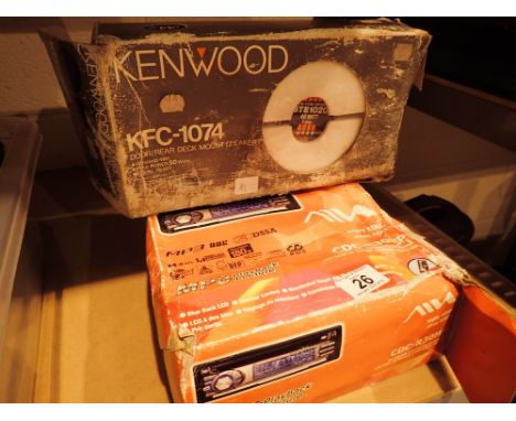 Kenwood KFC-1074 speaker mount and MP3 playback lecture CDC-R30MP