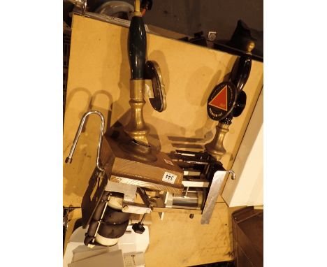 Two vintage beer engines CONDITION REPORT: P&amp;P to a UK address would be £50.00 plus VAT