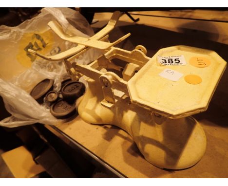 Cast iron scales and weights
