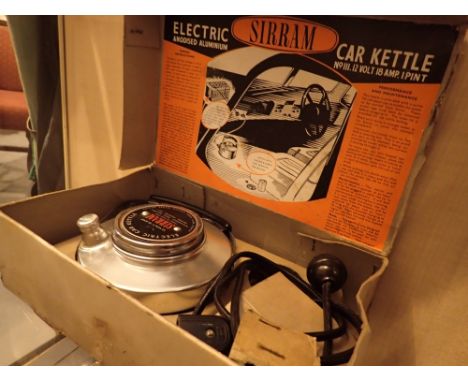 Boxed vintage Sirram electric car kettle