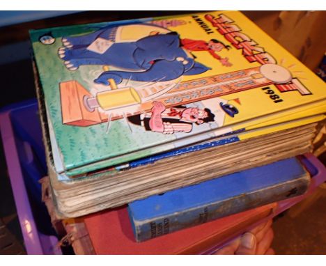 Box of vintage books