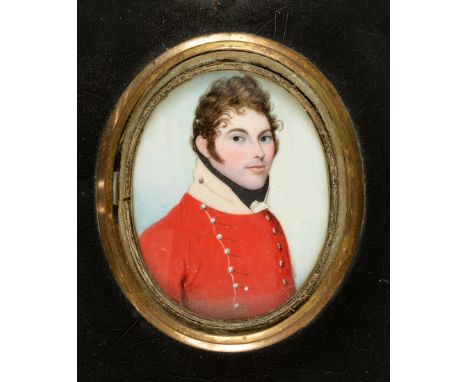 ATTRIBUTED TO FREDERICK BUCK (1771-c.1840)Portrait miniature of Captain/Paymaster Charles Forster Charleton, Northumberland M