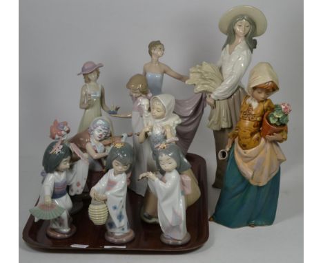 Lladro and Nao figures 