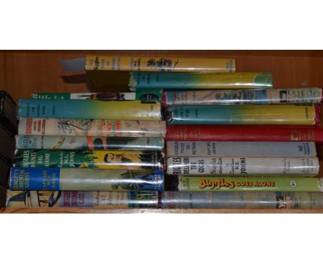 Johns (W.E.) Biggles Goes Alone, 1962, Hodder &amp; Stoughton, dust wrapper; idem, The Biggles Book of Treasure Hunting, 1962