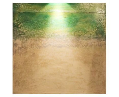 Italian artist Italy, 20th century"Untitled", mixed media on wood, within a frame100x100 cm.