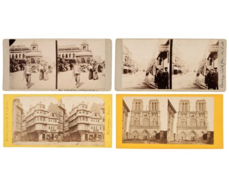 * European Stereoviews. A collection of approximately 200 stereoviews, mostly late 19th century, publishers include Underwood
